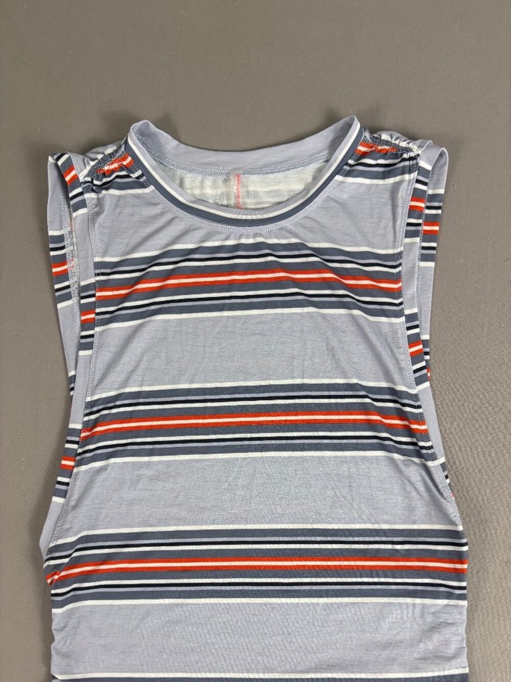 Free People FP Movement Wave Stripe Tank Steel Combo Size M